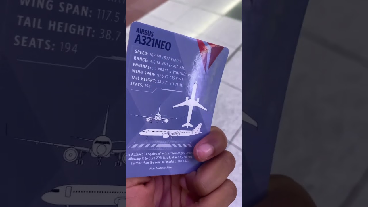 I got my first Delta airlines trading card 😍 #delta #newyork #usa #trading #cards