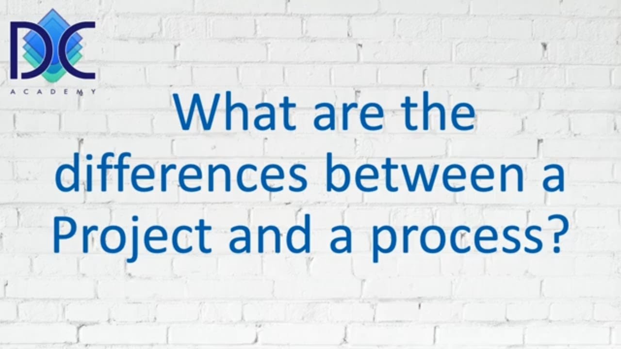 What Is a Difference Between a Project & Process?