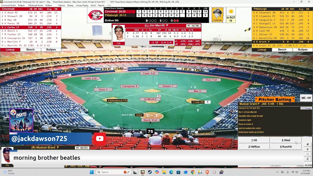 Comments about Comments and a Special Focus on a Detailed Question about Action PC Baseball