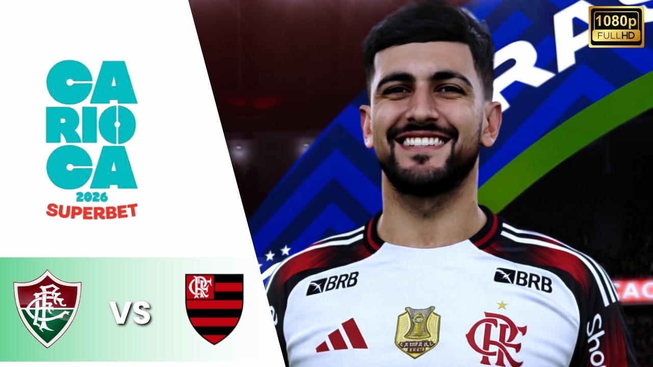 Fluminense vs Flamengo | FINAL do Carioca 2026 | Simulação 4K Ultra HD (60FPS) Gogosz Patch.