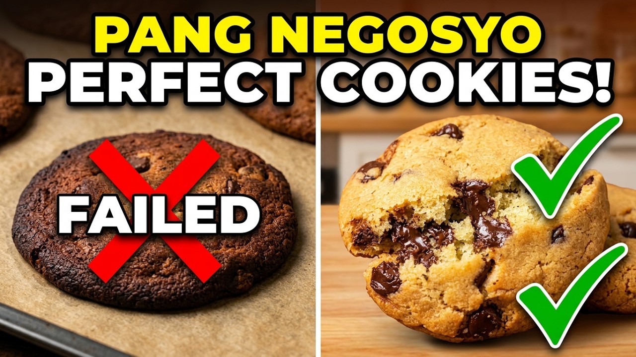 HOW TO MAKE PERFECT CHOCOLATE CHIP COOKIES | LUTO AT NEGOSYO