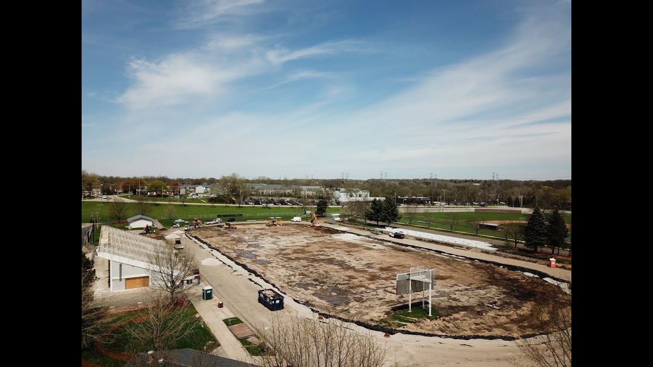 Elgin High School Memorial Stadium Renovation Time-Lapse