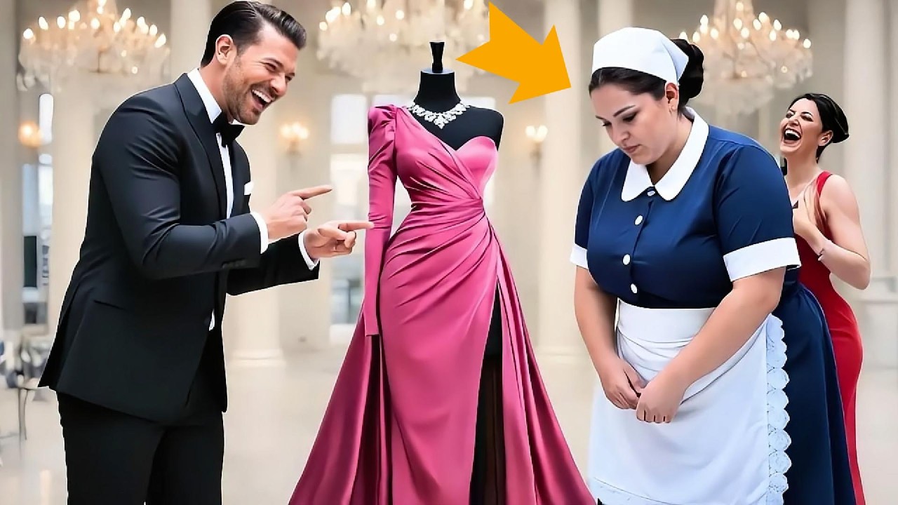 «Если ты влезешь в это платье — я женюсь на тебе», — усмехнулся миллионер…и вскоре замолчал от шока.