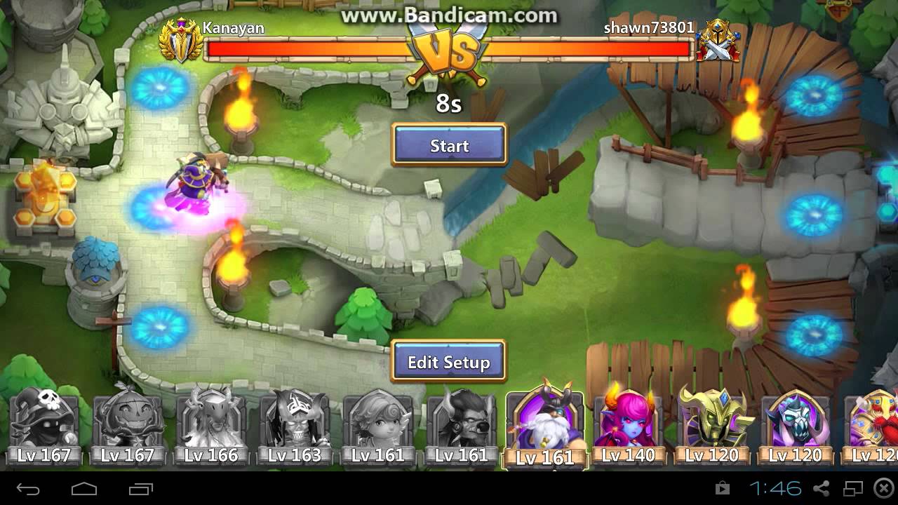 Castle Clash Arena Battles Ep2 : Kanayan vs Shawn73801 [with Moltanica]