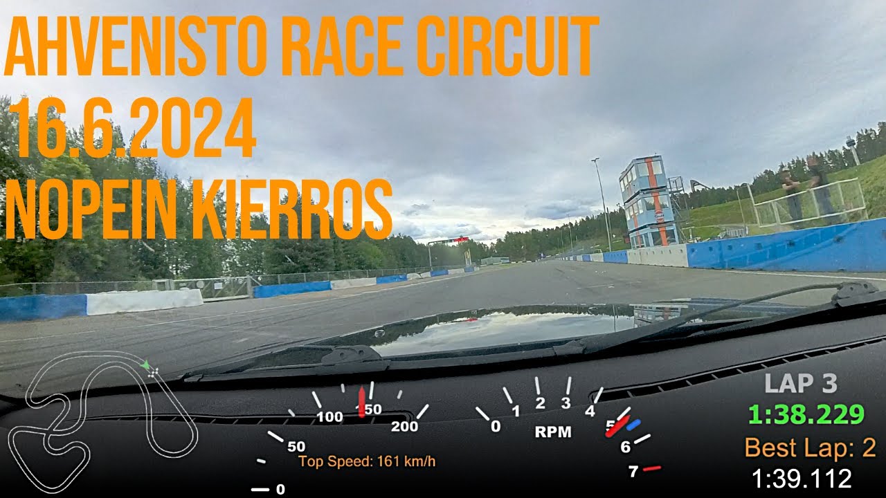 Ahvenisto Race Circuit 16.6.2024 BMW Z4 p&auml;iv&auml;n nopein kierros. BTCF ratap&auml;iv&auml;.