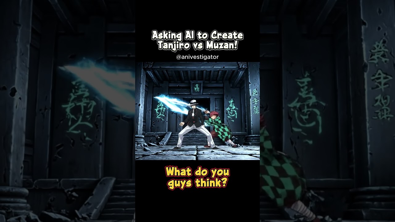 I Asked AI to Create Tanjiro vs Muzan… Thoughts?