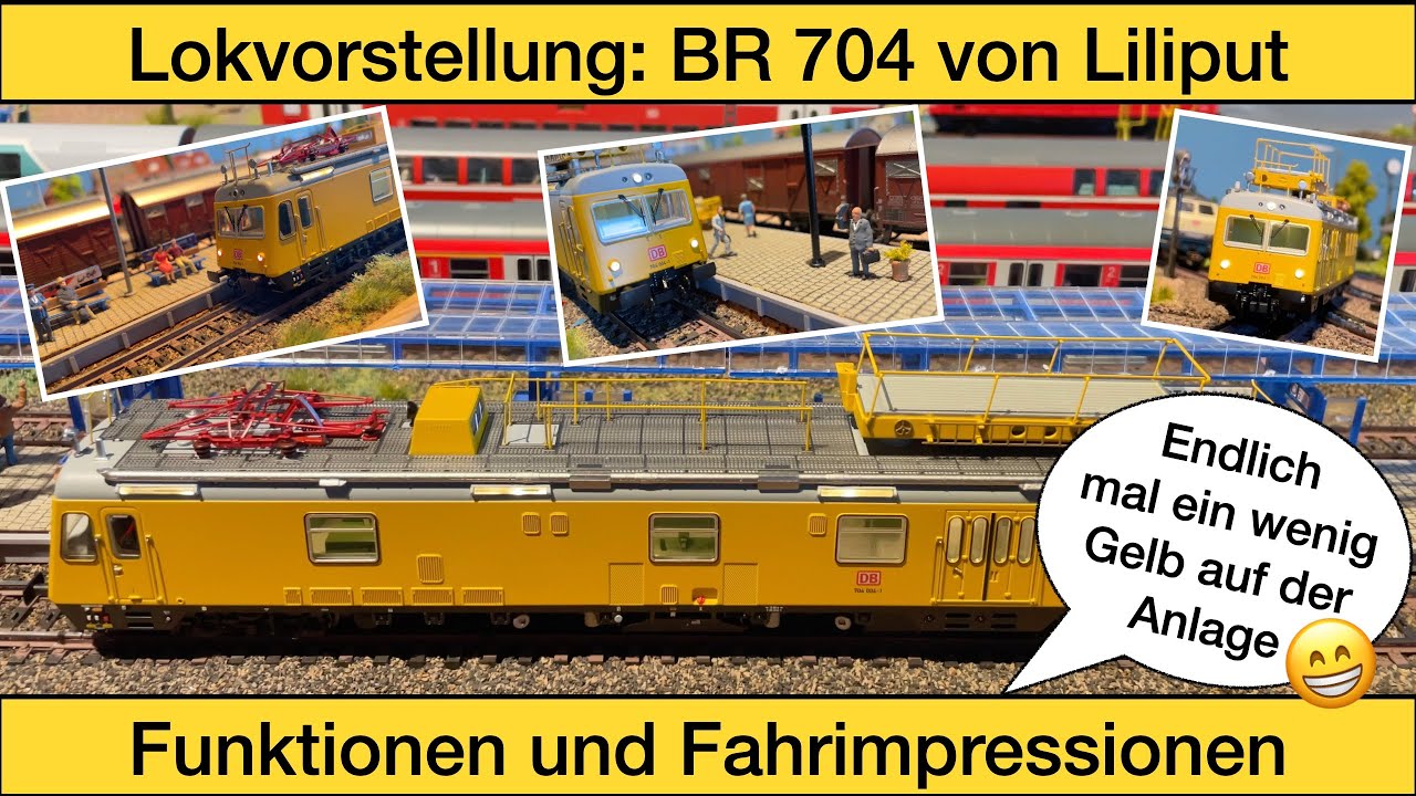 Lokvorstellung - Lilliput L133246 - Turmtriebwagen Baureihe 704 - Für Märklin AC & Fahrvideo