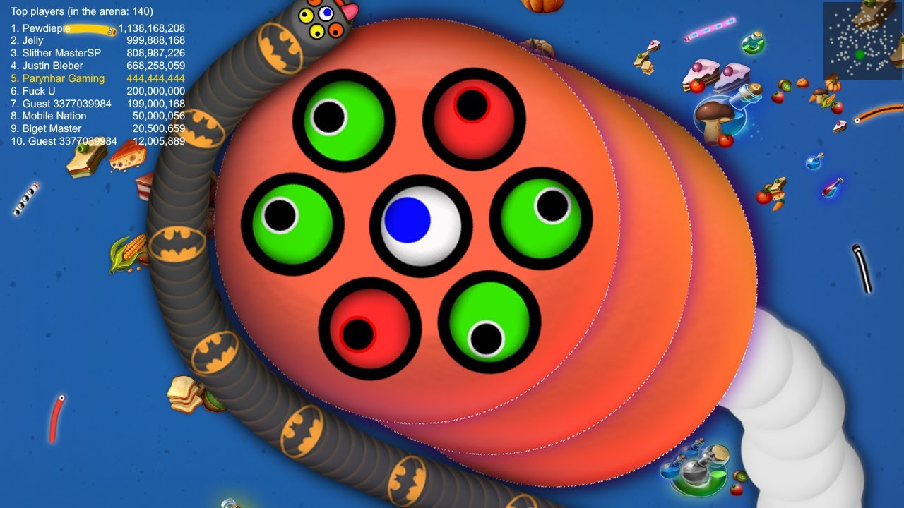 Worms Zone EXE &copy; 007 Epic Ranger vs Bad Slither Snake io Best Troll Funny Moments 2021
