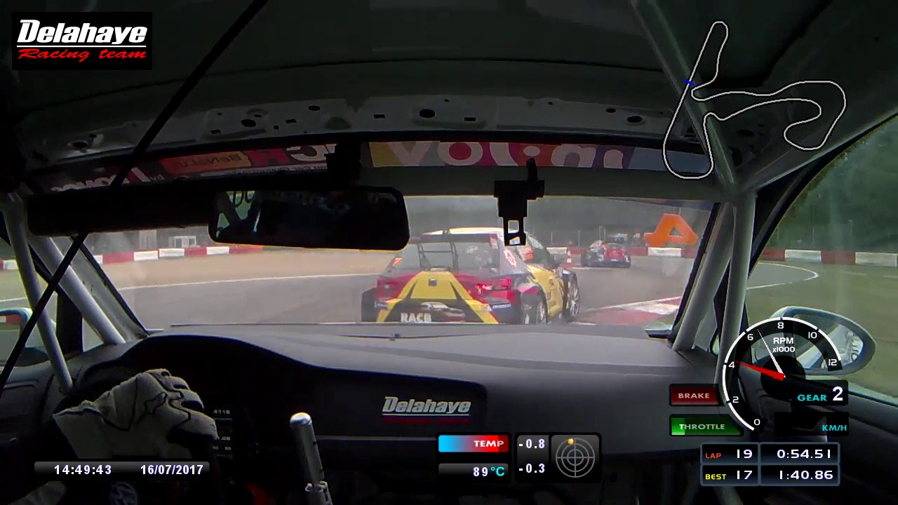 TCR BENELUX ZOLDER 2017  Lorenzo  sprint 4 P8 to P3