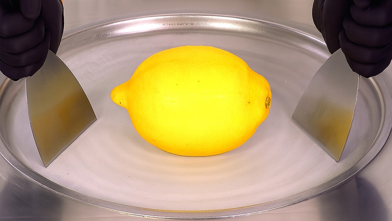 Lemon Ice Cream Rolls With A Tangy Twist 🍋 | ASMR