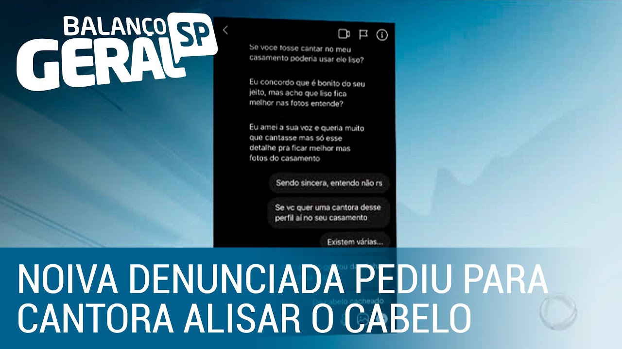 Cantora denuncia noiva por racismo após pedido de alisamento do cabelo