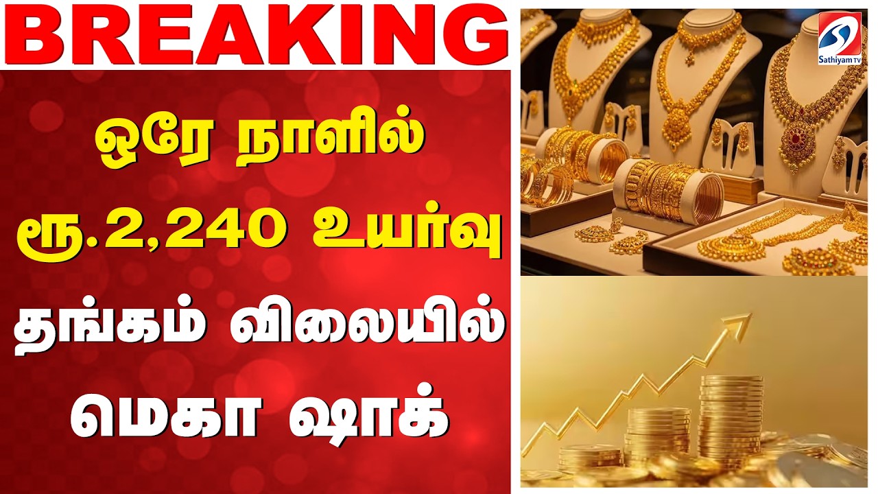 'TNBudget2026 | Gold Rate | ஒரே நாளில் ரூ.2,240 உயர்வு - தங்கம் விலையில் மெகா ஷாக்