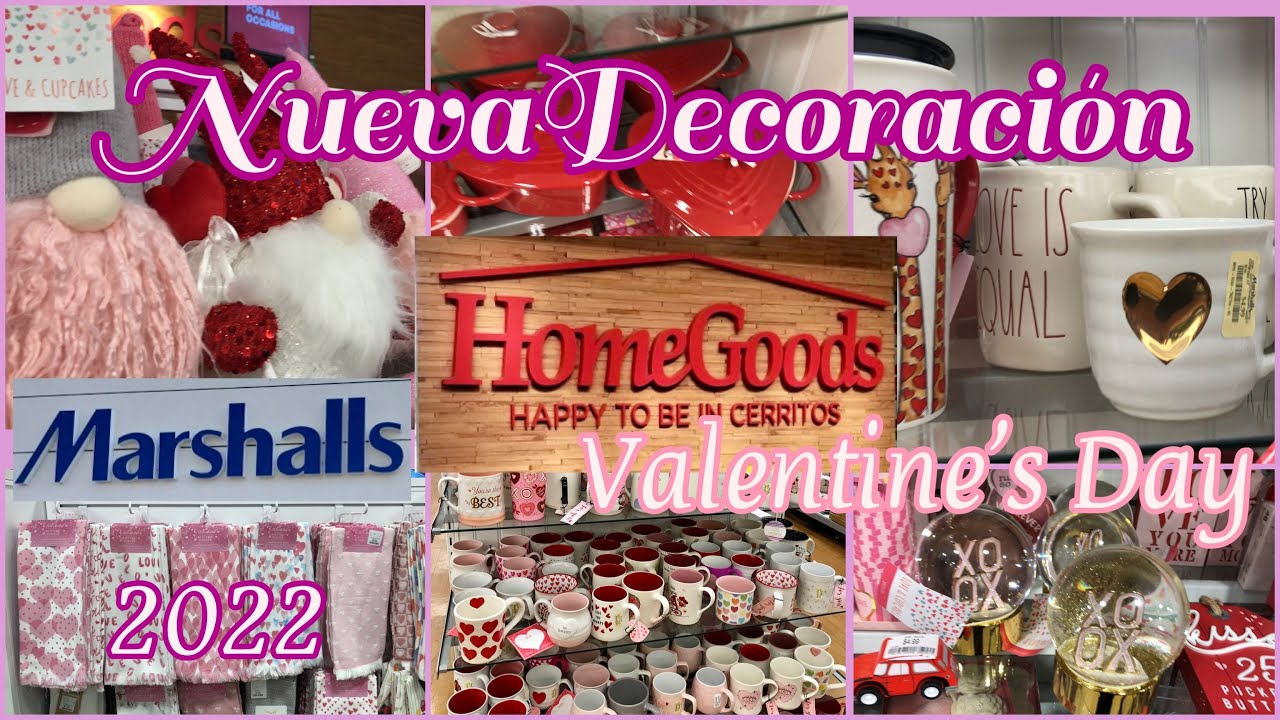 💖Nueva Decoraci&oacute;n 2022 HomeGoods & Marshalls Para San Valent&iacute;n 💖Valentine&rsquo;s Day Homegoods