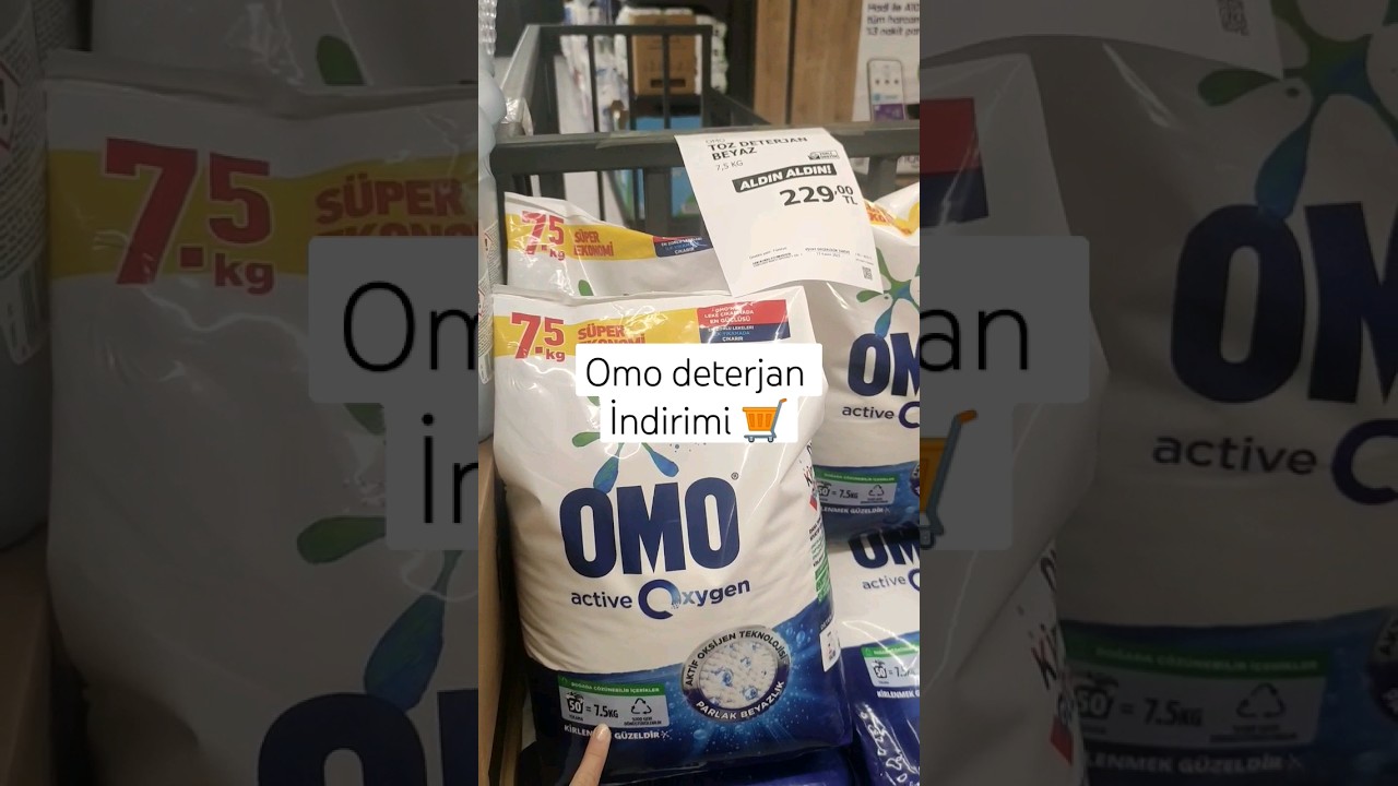 #omo deterjan 7.5 kg indirime a101 de indirime girmiş kızlar 💁#deterjan #a101 #a101aktuel #temizlik