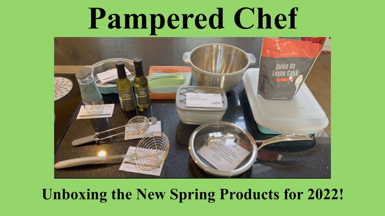 Pampered Chef - Unboxing the New Spring Products for 2022!