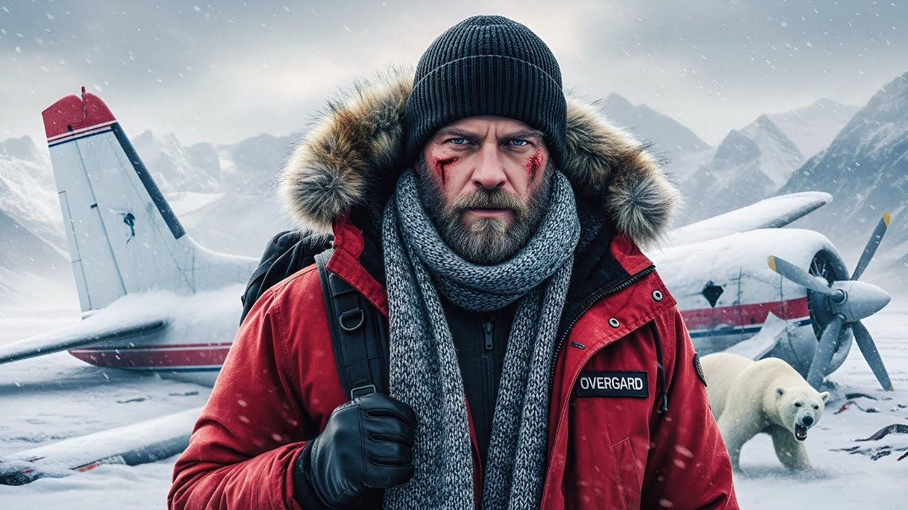 طيار نجي من تحطم طيارته فى القطب الشمالى فبيكافح  ف صراع للبقاء على  قيد الحياة | ملخص فيلم Arctic