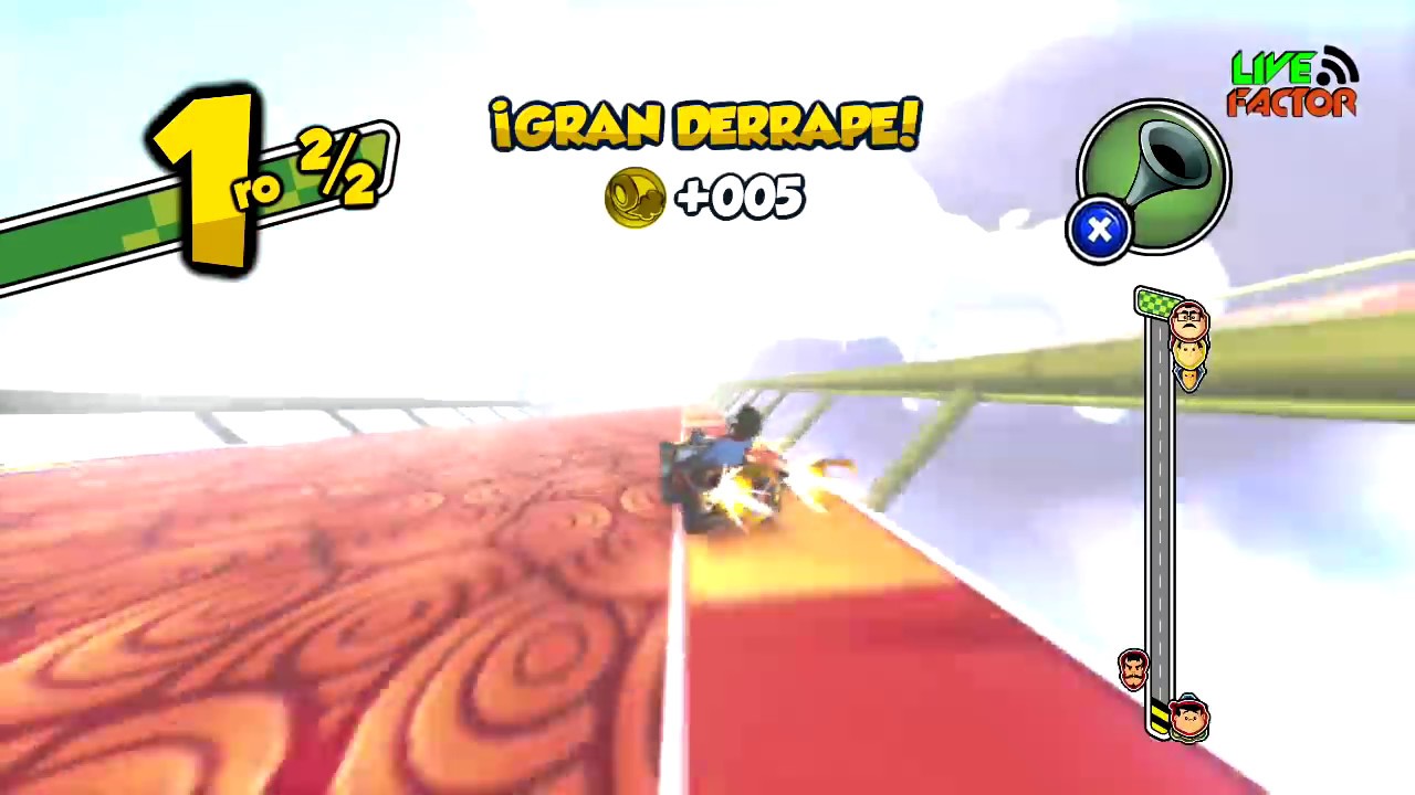 Gameplay - Rufino Malacara corriendo en la Copa Profesor Jirafales - El Chavo Kart - #Gameplay