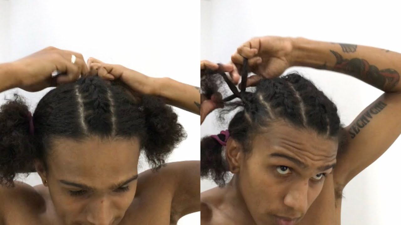 TRANÇA NAGÔ RASTEIRA | PASSO A PASSO (Masculino)