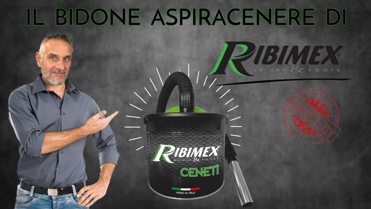 Bidone aspiracenere Ribimex Ceneti