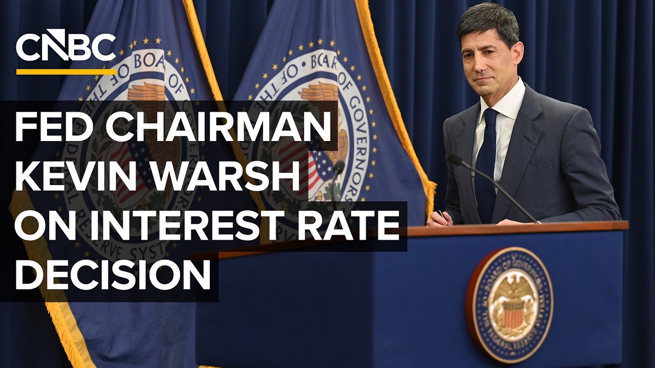 Federal Reserve Chairman Kevin Warsh speaks after Fed holds interest rates steady &mdash; 7/29/2026