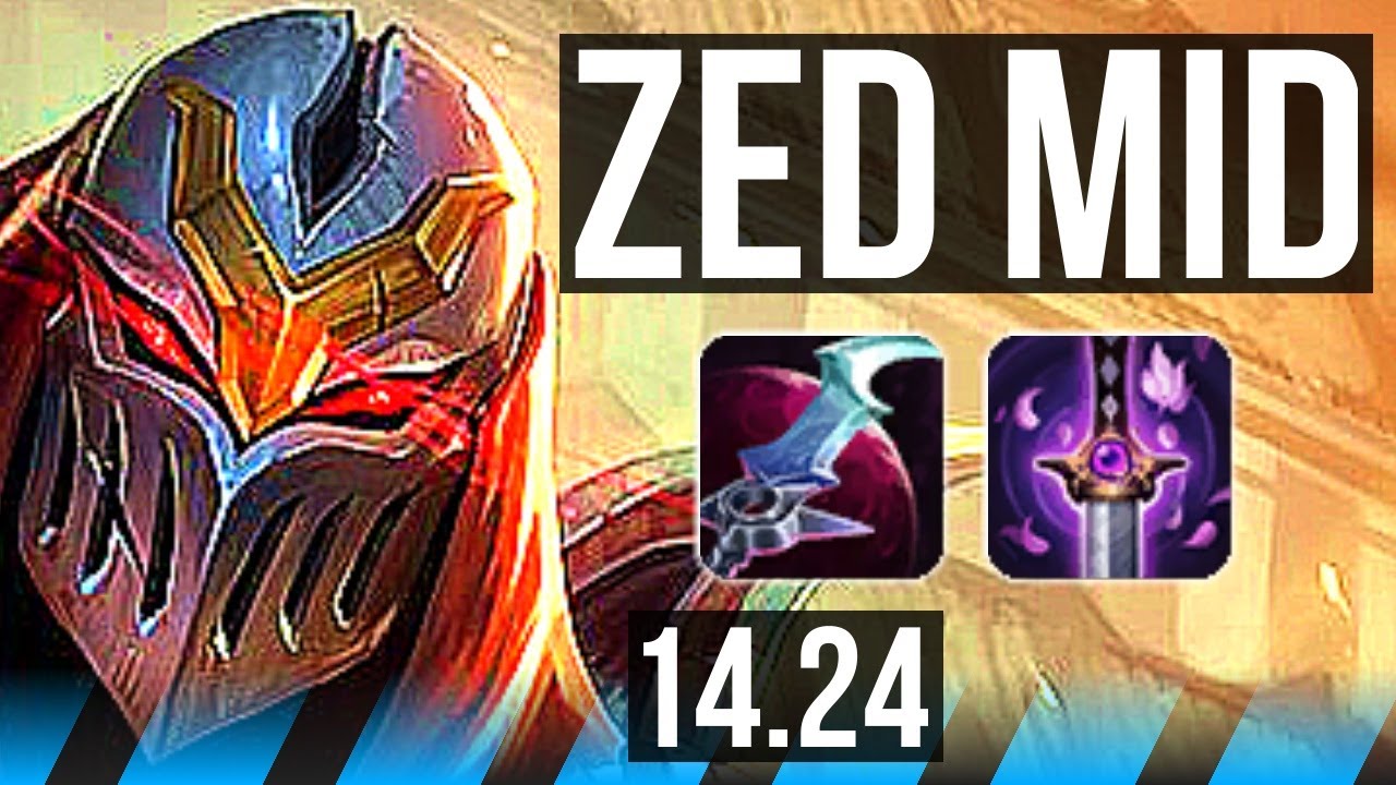 ZED vs GALIO (MID) | KR Diamond | 14.24
