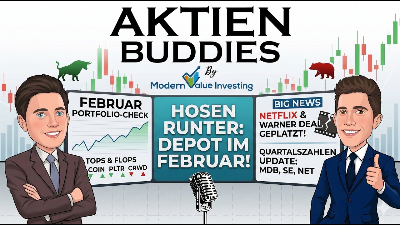 Unsere Top & Flop Aktien im Februar! 📈 Depot Update, Coinbase Rausch & MongoDB