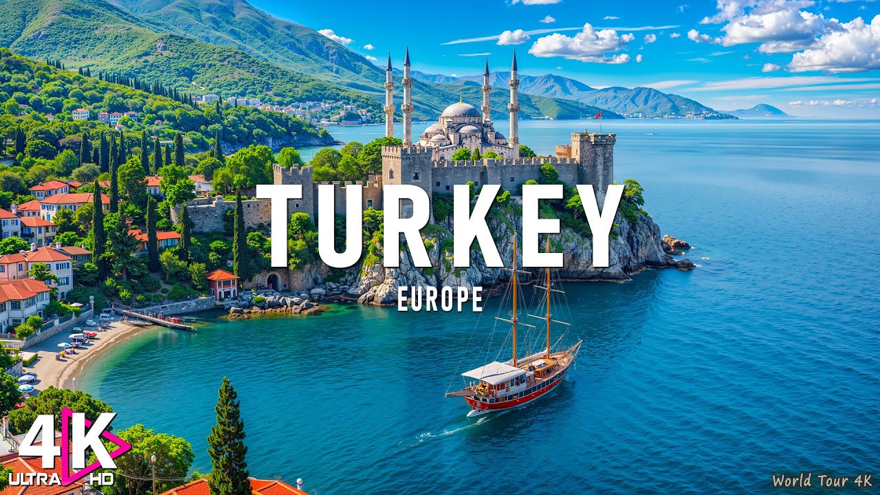 Turkey 4K Ultra HD | Mesmerizing Landscapes & Soothing Piano for Inner Peace