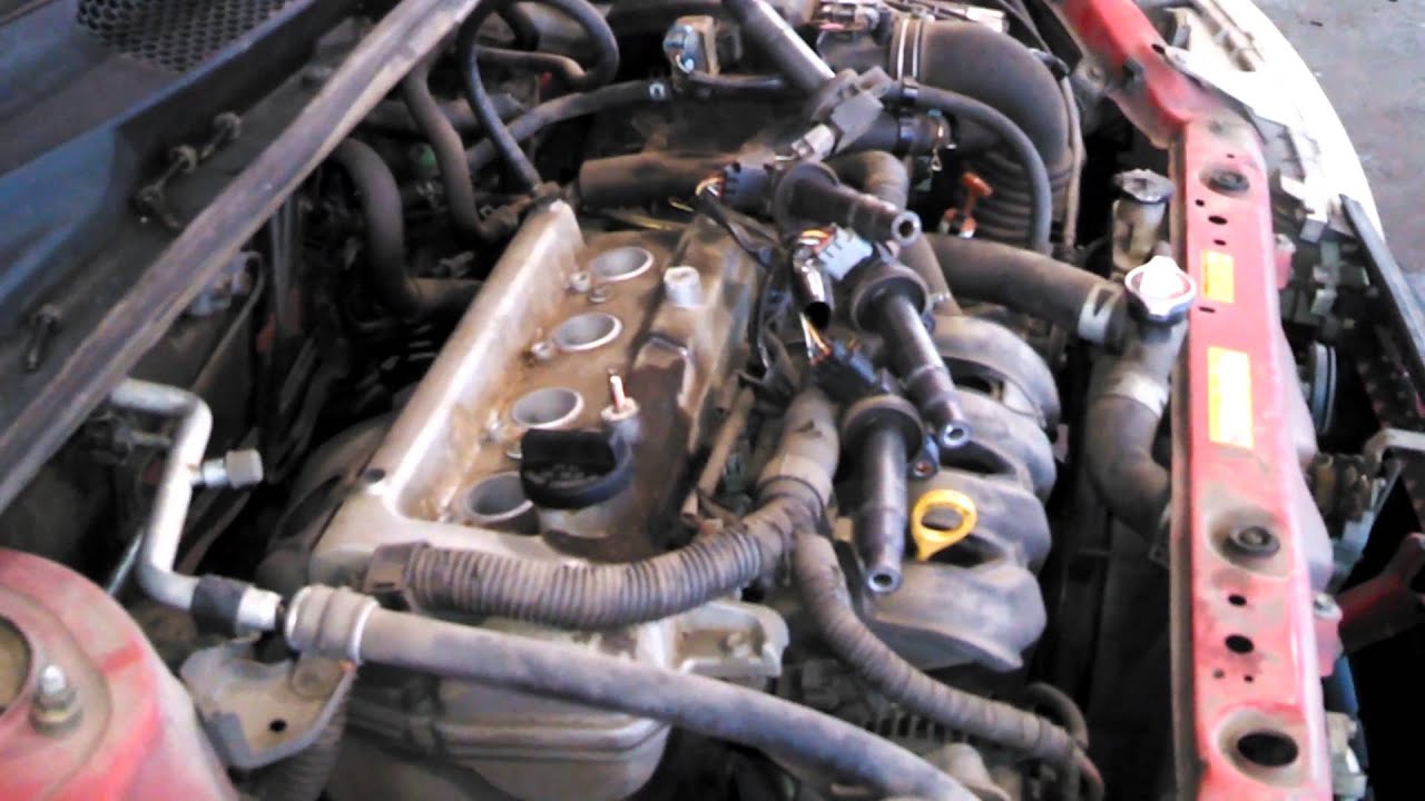 Spark plug replacement 2000 Toyota Echo 1.5L Install Remove Replace How to