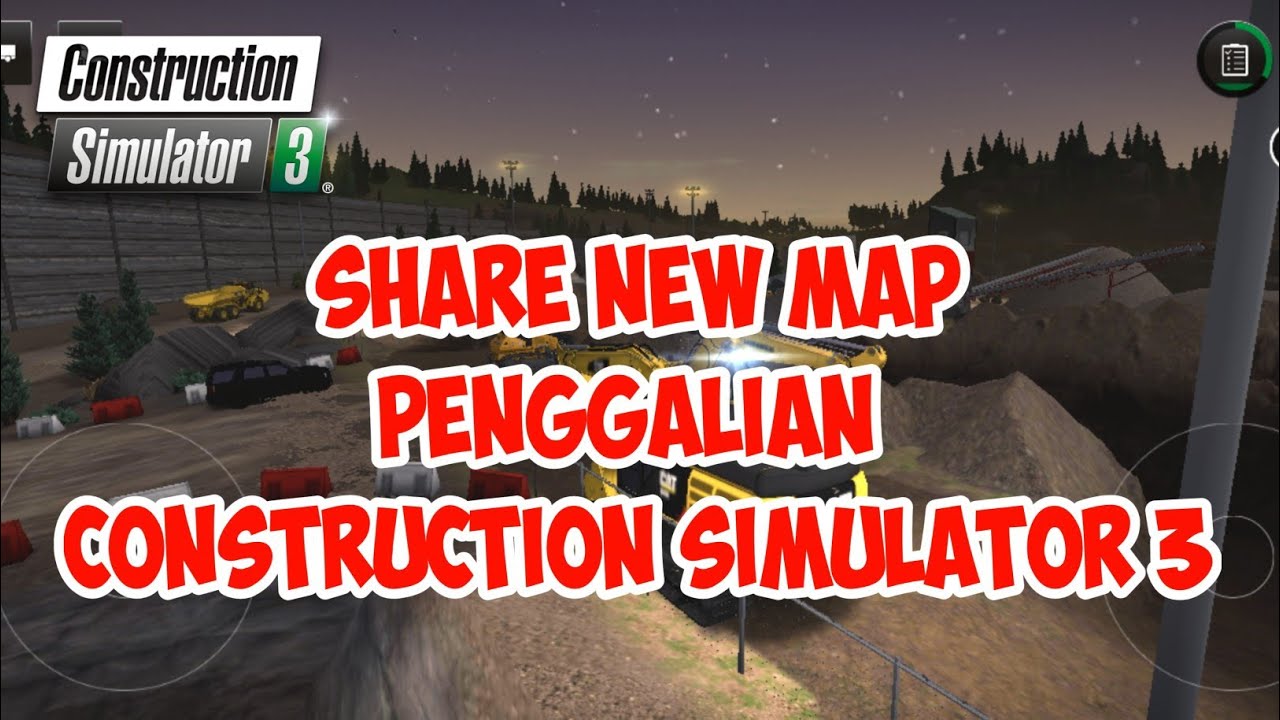 Save Tambang V5 CS3 | Map Tambang Keren untuk Construction Simulator 3