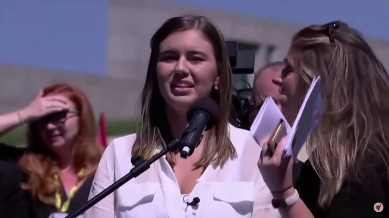 Brittany Higgins - Full speech at March4Justice in Canberra, March 15, 2021