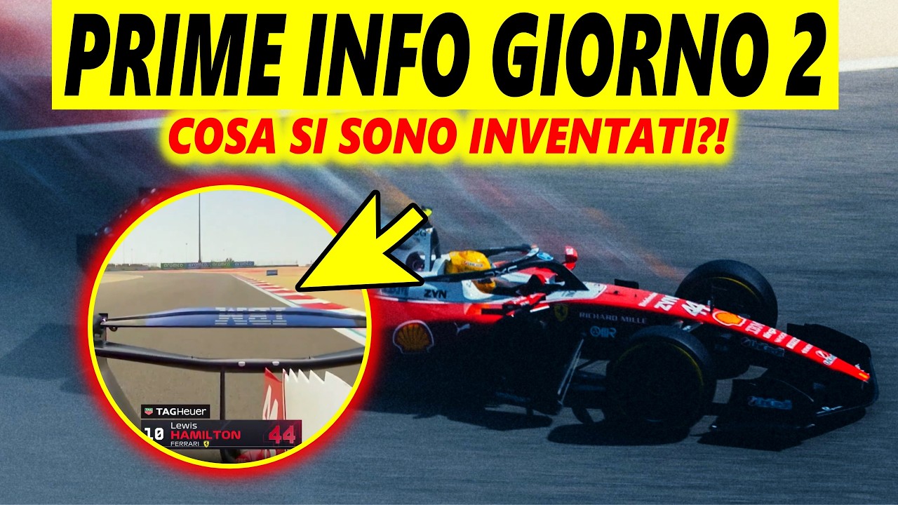 🔴QUESTA È UNA SUPER GENIALATA FERRARI ma PROBLEMI PER HAMILTON. Test Bahrain.