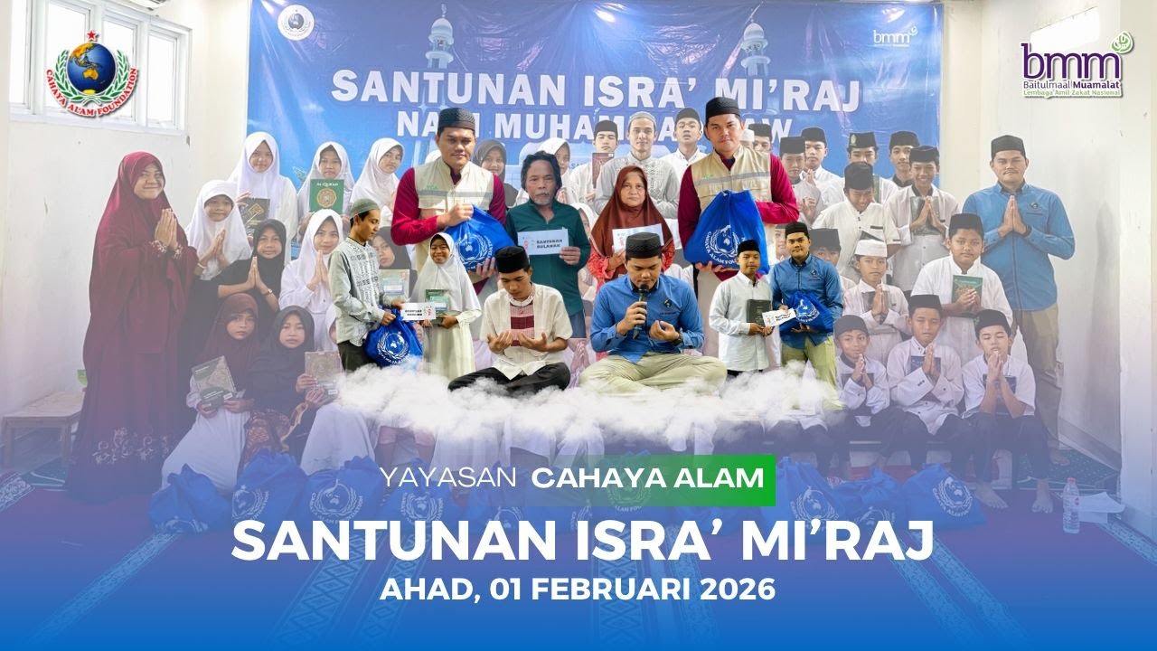 Santunan Isra' Mi'raj Nabi Muhammad SAW | Ahad, 01 Februari 2026