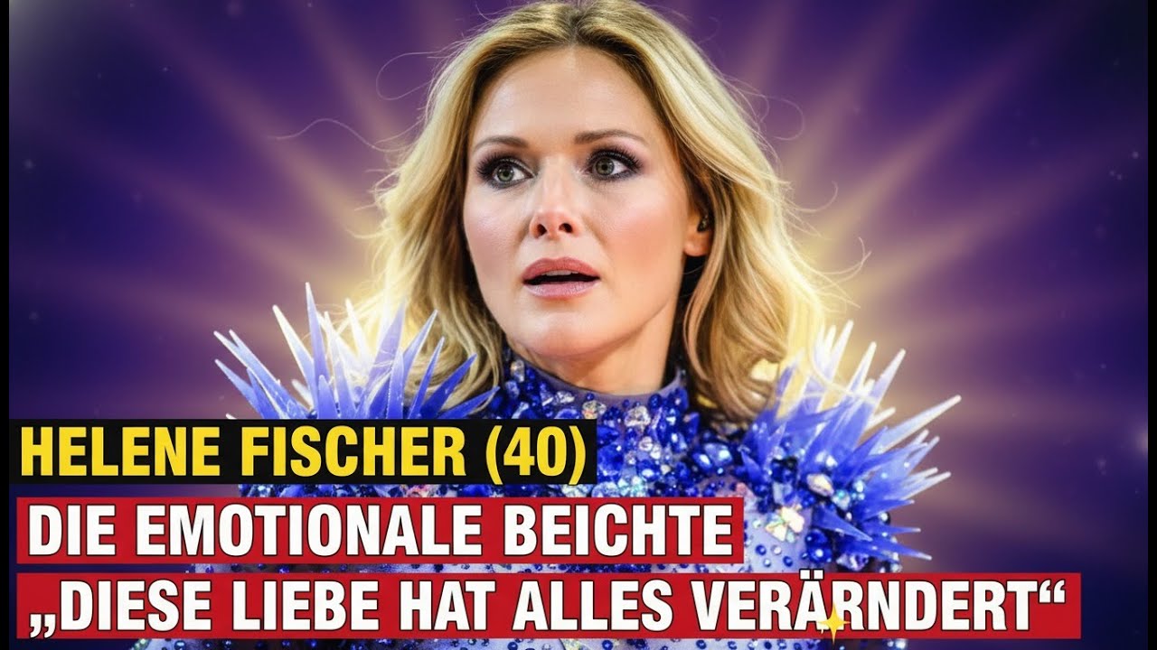 Helene Fischer 40 die emotionale beichte &ndash; &bdquo;diese liebe hat alles ver&auml;ndert&ldquo;