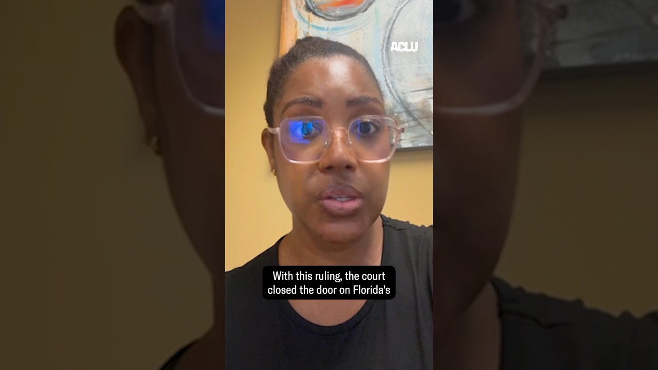 Defending Free Speech Against Governor Ron DeSantis| #aclu #freespeech #stopwoke| ACLU