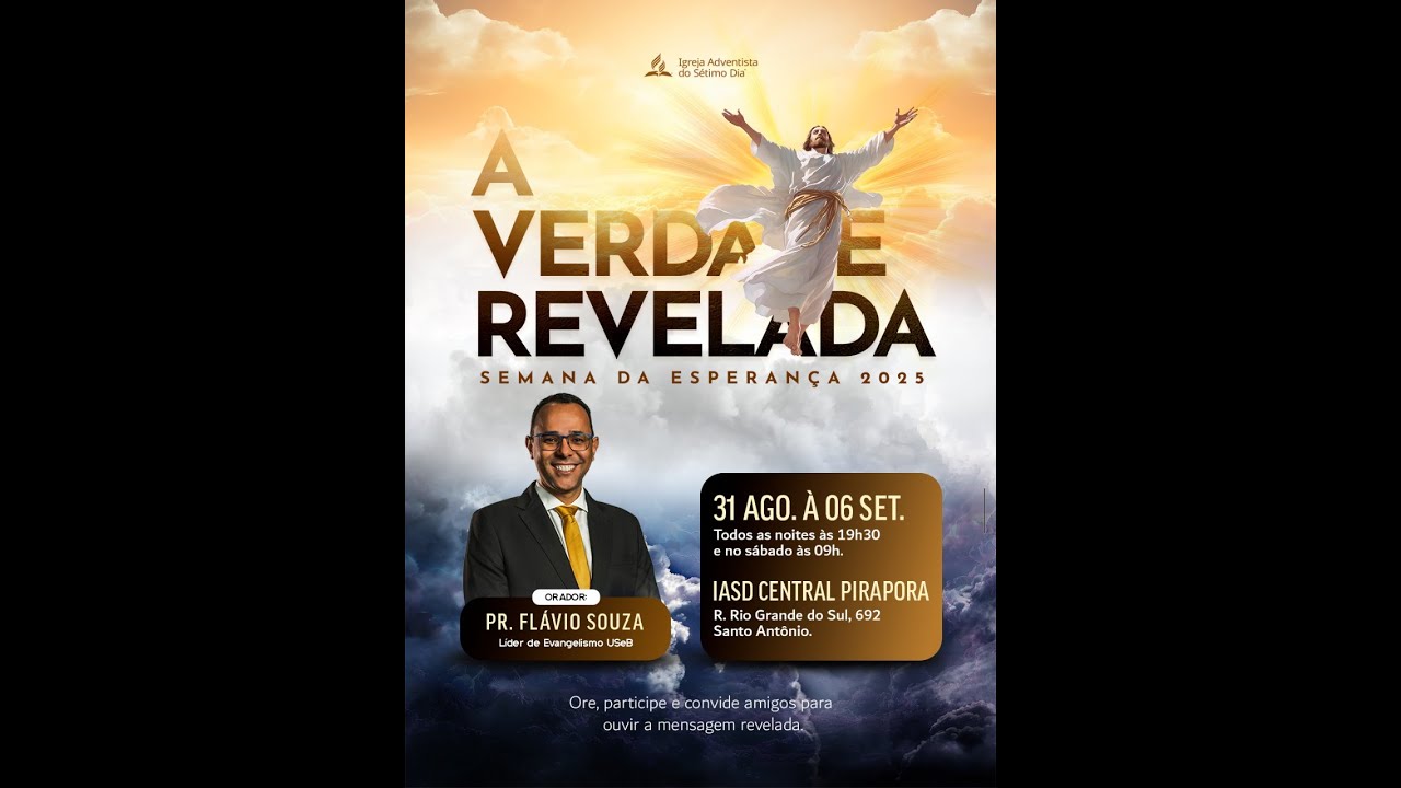 Semana da Esperanca 2025 (A esperanca revelada) Sexta Feira 05/09/25