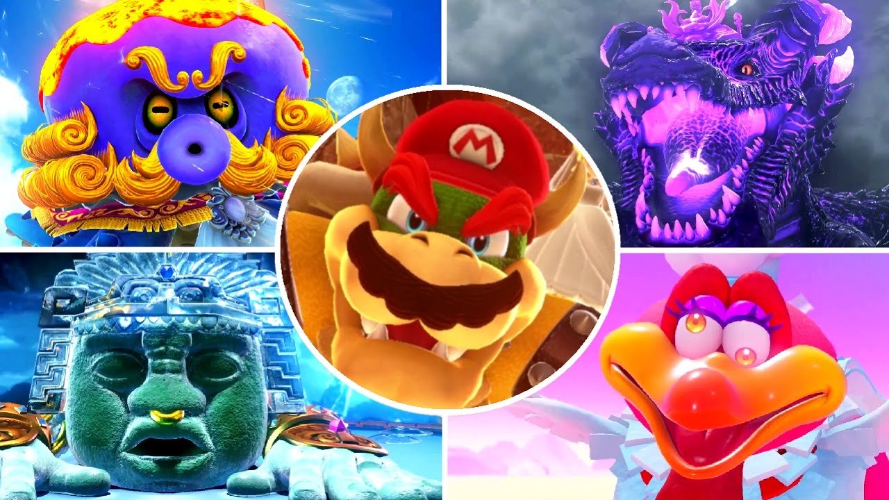 Super Mario Odyssey - All Secret Bosses