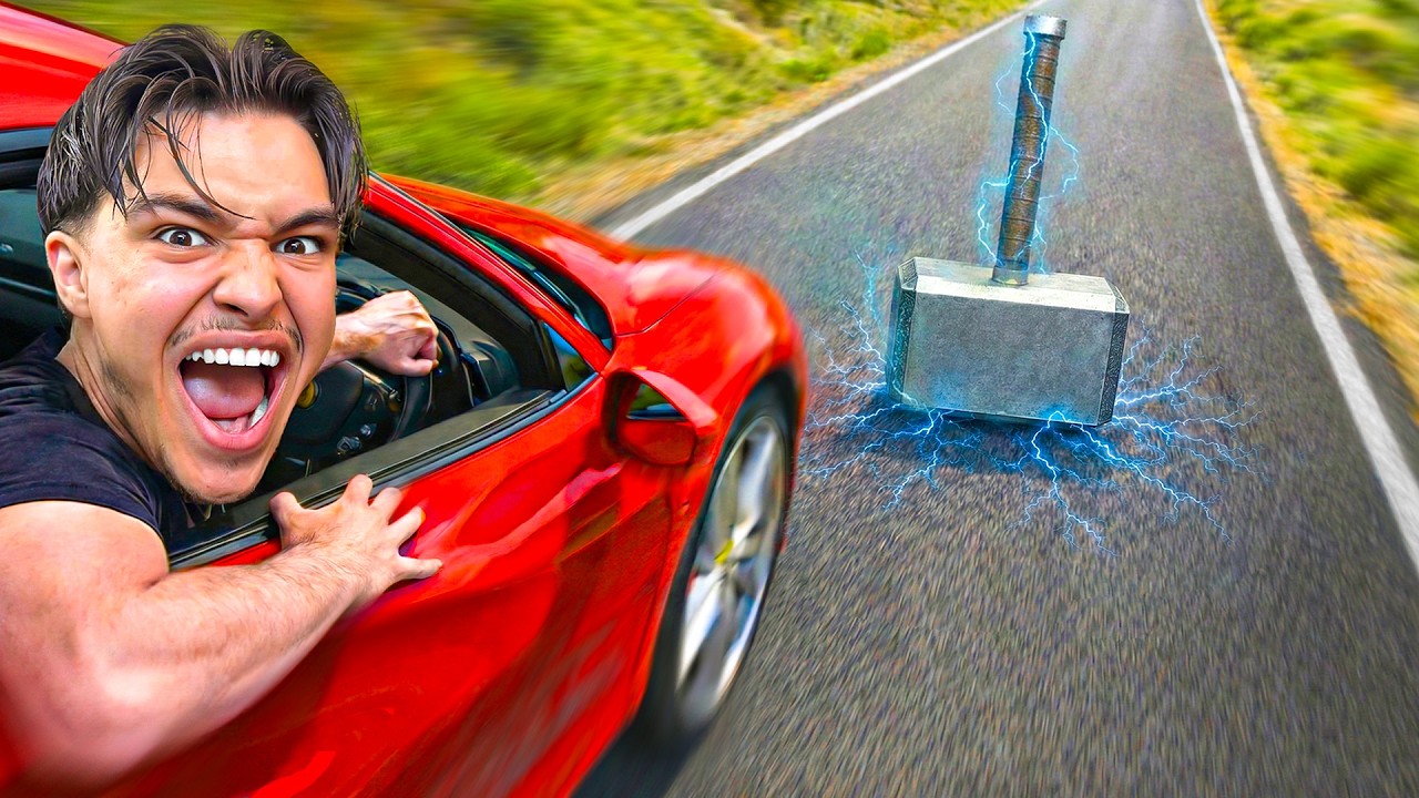 Je Tente de FONCER à 500KM/H dans le MARTEAU de THOR ! (Beam NG)