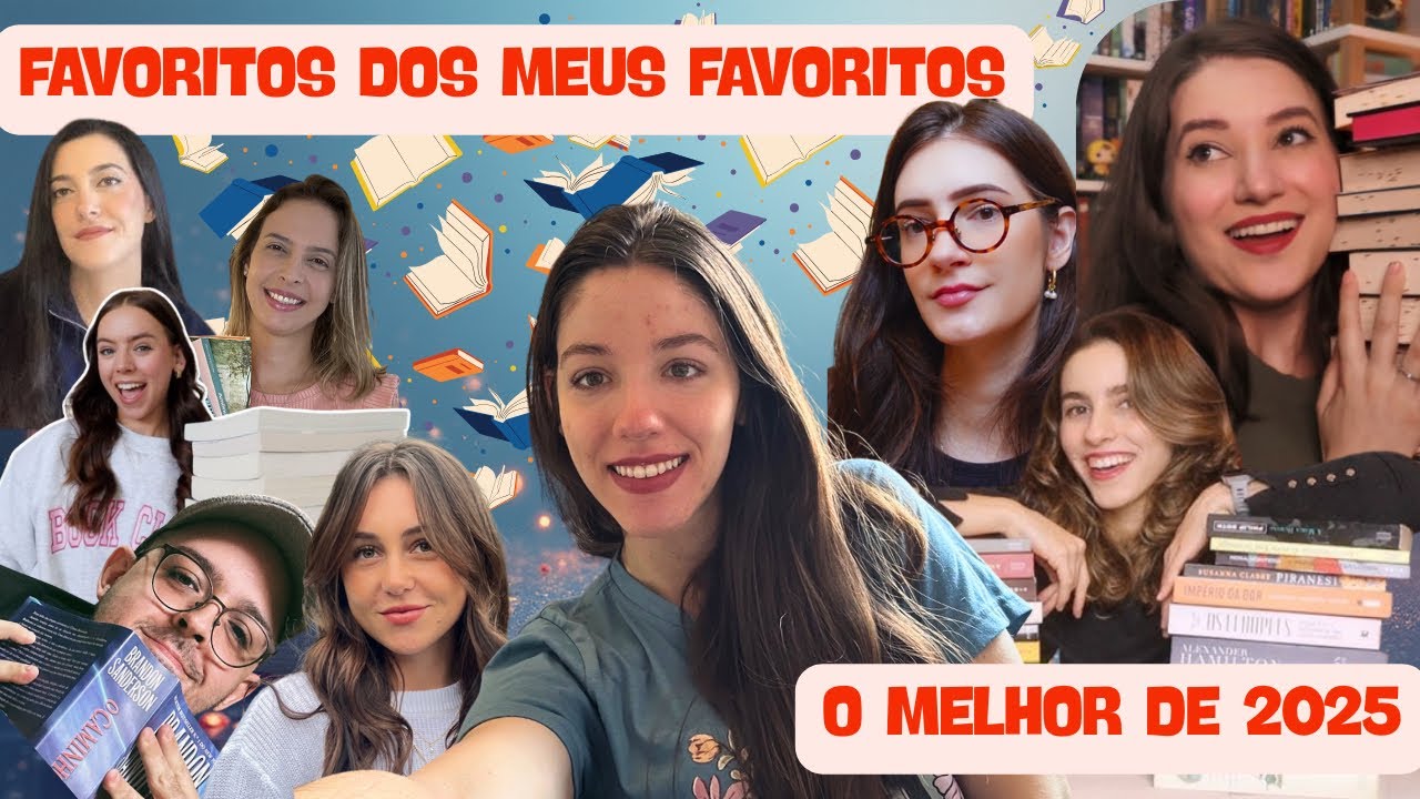 Os favoritos de 2025 dos meus booktubers favoritos  
