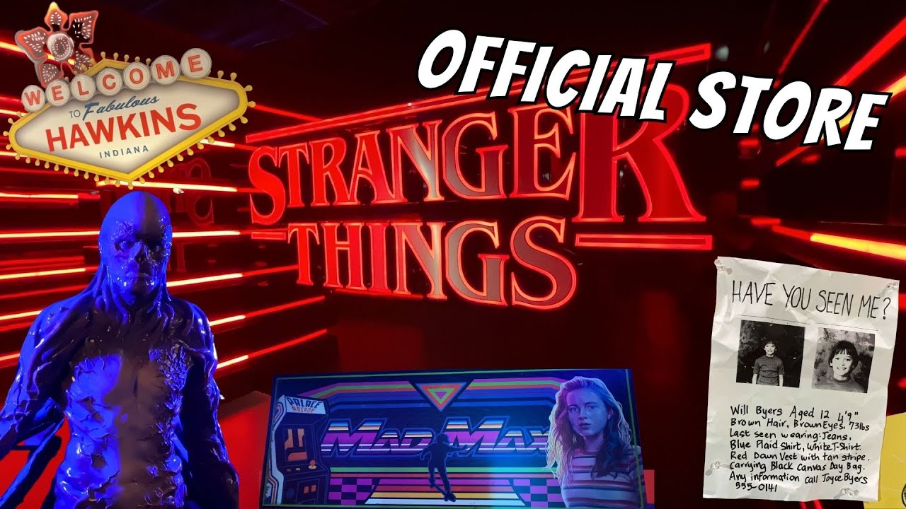 [4K] GRAND OPENING Official Stranger Things Store on The Las Vegas Strip | Now Open Showcase Mall