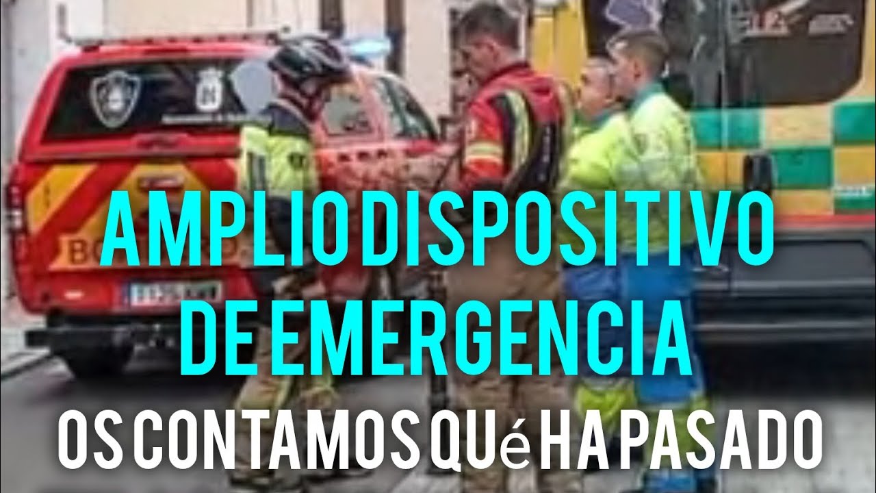 Amplio dispositivo de emergencia en el centro de Badajoz 