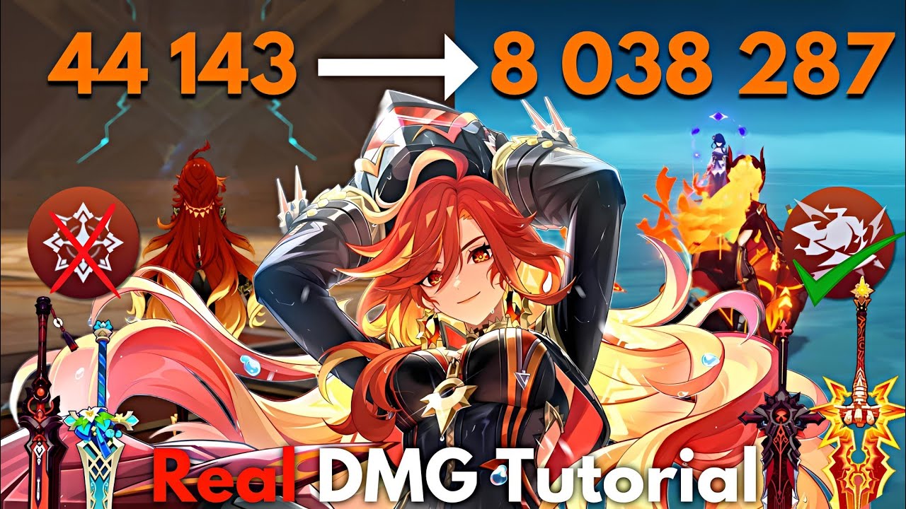C0 MAVUIKA 8M Real DMG Tutorial!! Increase Her DMG Genshin Impact