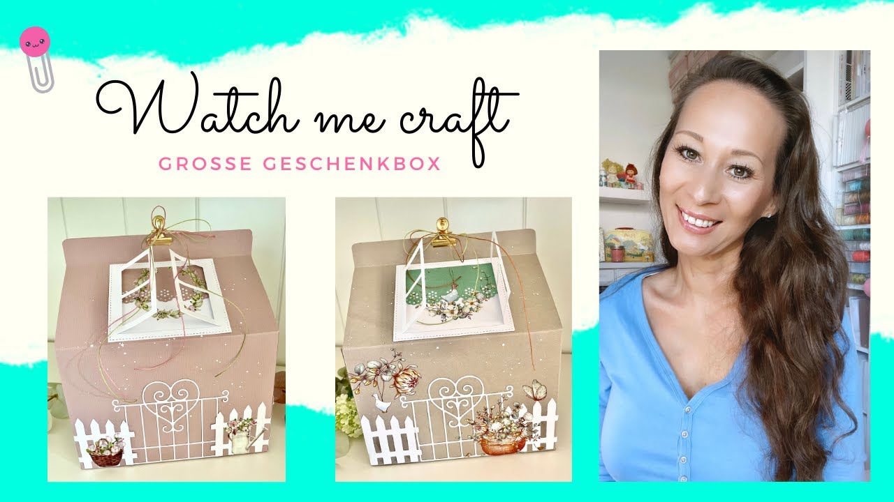 ☀️💞 Watch me craft I Große Geschenkbox I DIY I Annilis Welt  ☀️💞