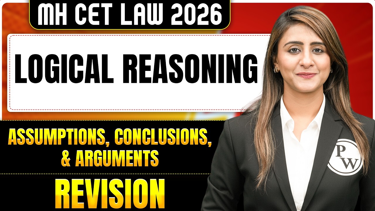 Logical Reasoning One Shot for MH-CET LAW 2026 | Complete Exam Revision | Full Revision