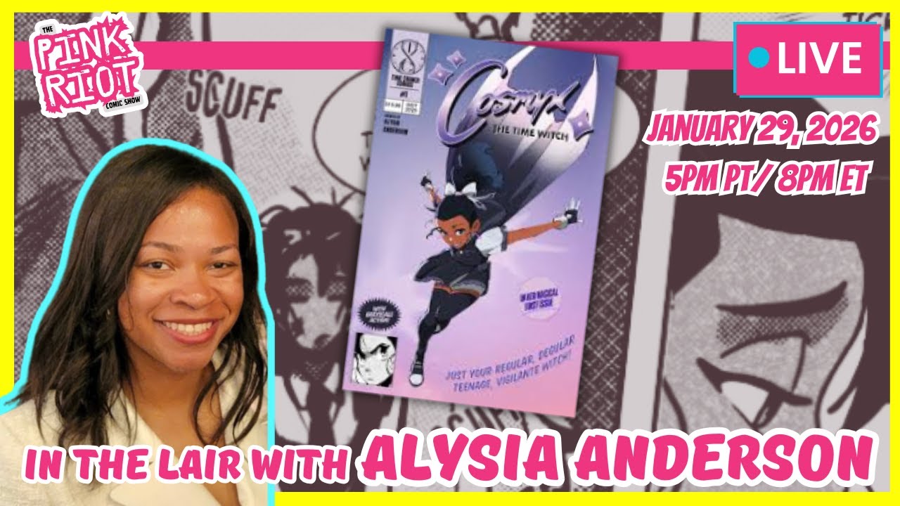 Alysia Anderson Talks Cosmyx, The Time Witch in the Pink Riot Lair 🧙🏾‍♀️✨
