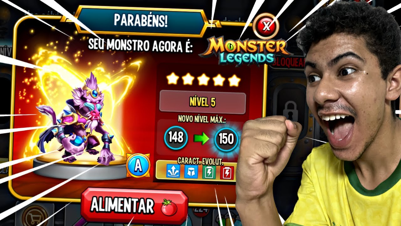 EU CONSEGUI! COLOQUEI MEU PRIMEIRO ANCESTRAL NO NÍVEL MÁXIMO!! (Monster Legends)