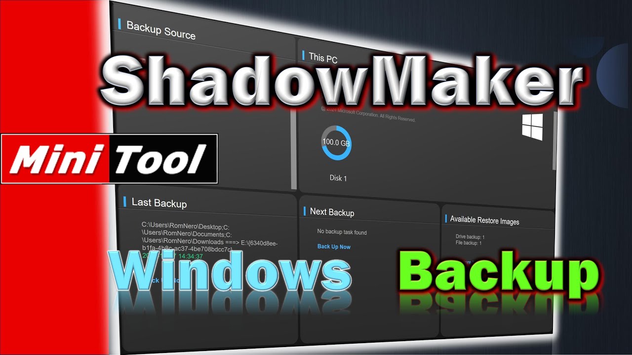 MiniTool ShadowMaker - простая и бесплатная программа для бекапа и восстановления системы
