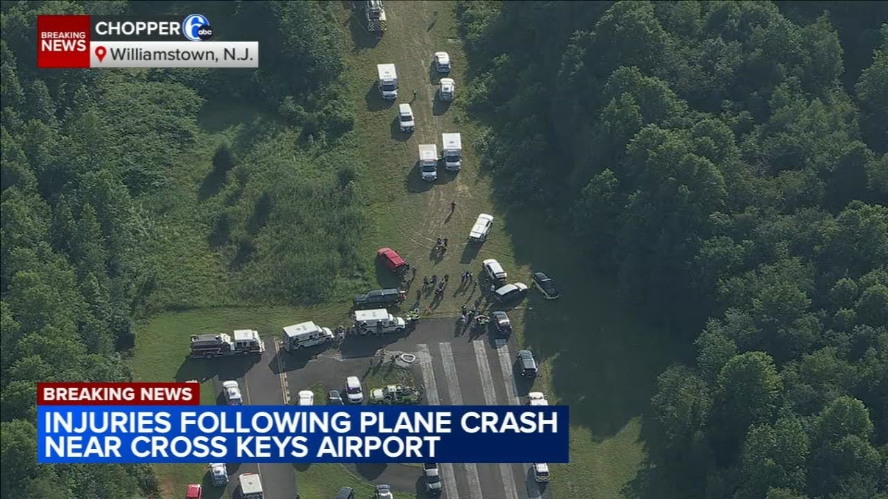 At least 5 injured after small plane crash at Cross Keys Airport in Gloucester County, NJ
