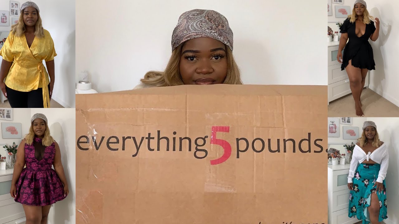 HUGE EVERYTHING5POUNDS.COM TRY ON HAUL  | £5 CLOTHING HAUL ... *SHOCKED*
