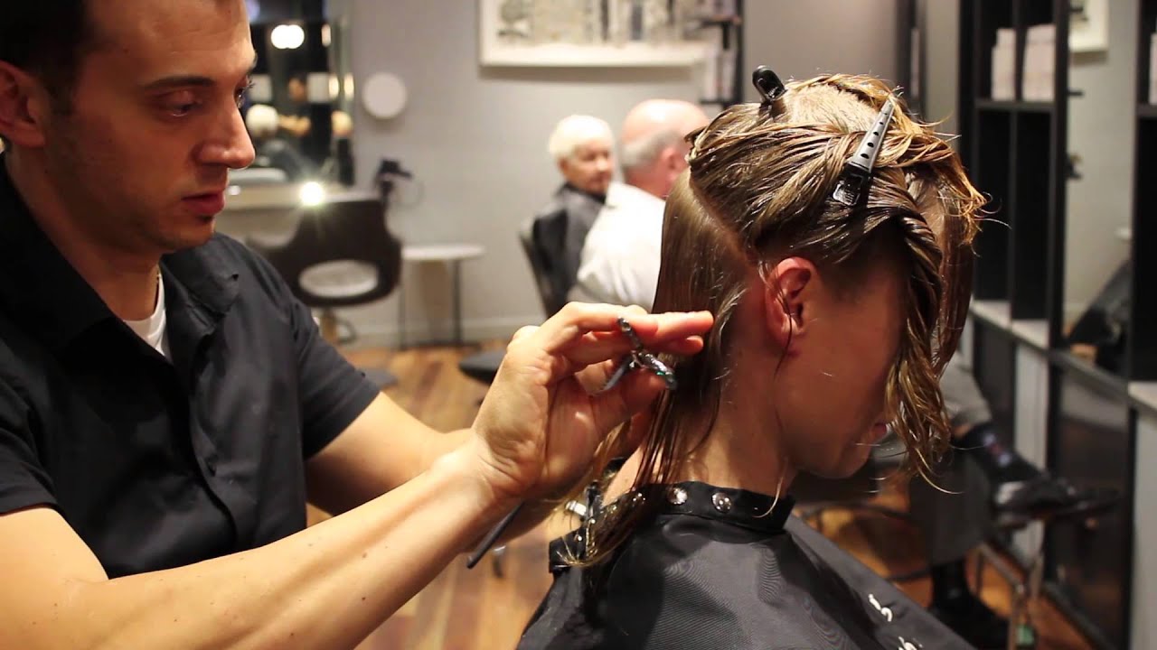 Bob Shape Cut - Model Nic Mira part 1/3