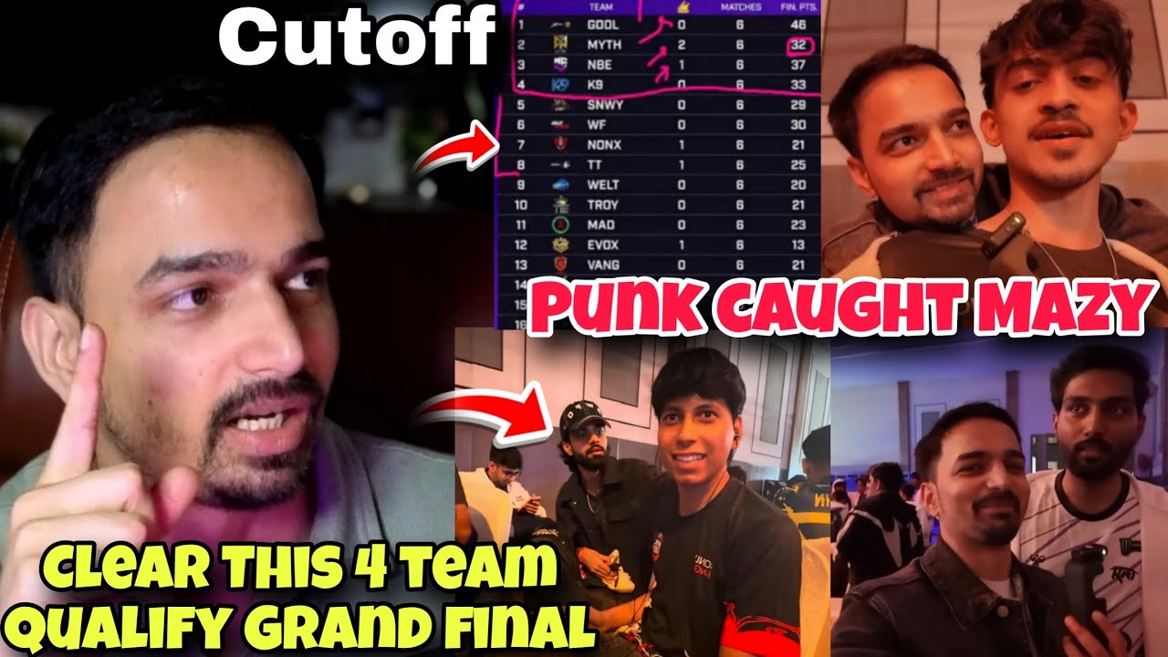 Punk Caught Mazy 😂 Mazy On Can Wf Qualify 😢 Mazy Clear this 4 Team Qualify Grand Final 😱 WfxSam 😂